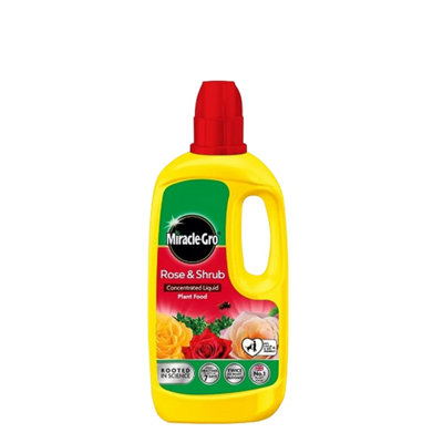 Miracle-Gro Miracle Gro Rose & Shrub Concentrated Liquid Plant Food 800Ml Promotes Vibrant Blooms & Healthy Growth Fertilizer For Garden Plant from B&Q