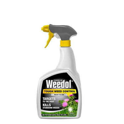 Weedol Tough Weed Control Ready To Use 1L Kills Lawn Deep Rooted Broadleaf Weeds from B&Q