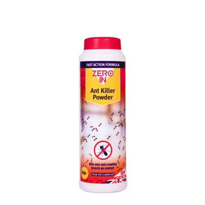 STV Zero In Ant Killer Powder 450G Crawling Insect Control Ant Cockroach Woodlice Earwig Indoor Outdoor Powder Treatment from B&Q