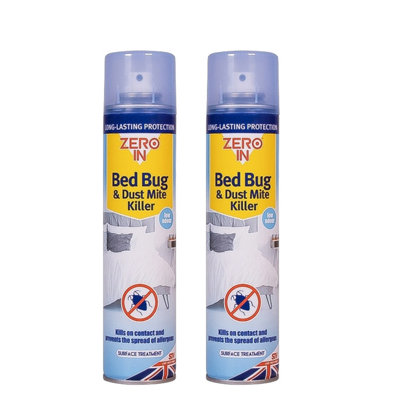 Zero In Bed Bug & Dust Mite Killer 300Ml Pack Of 2 Long-Term Protection from B&Q