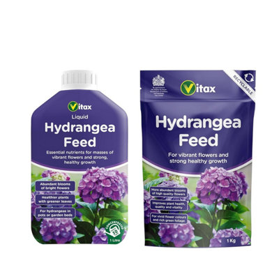 Vitax Hydrangea Feed Granular 1Kg & Liquid Fertiliser 1L - Off White - Image 3