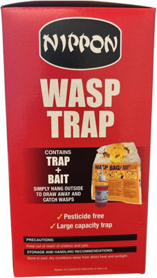 Nippon Wasp Trap Dispoable Trap And Bait from B&Q