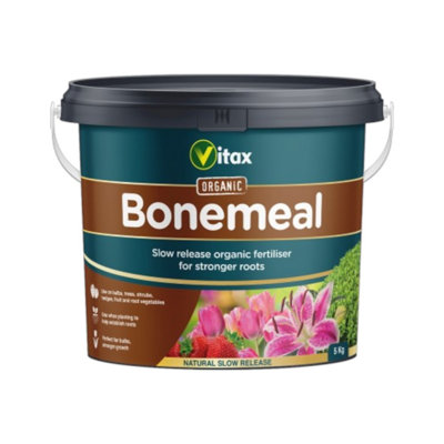 B&Q -  Organic Bonemeal Fertiliser 5Kg Promotes Healthy Root Growth Strengthens Plants Improves Soil Health Supports Long Term Growth