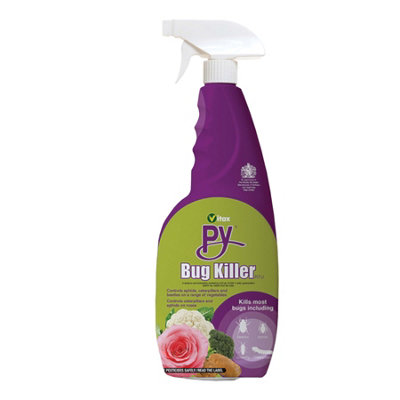 Vitax Py Bug Killer Spray Rtu 750Ml Fast Acting Cypermethrin Insect Control For Flowers Vegetables & Greenhouses from B&Q