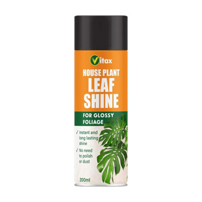 B&Q -  Leaf Shine Spray 200Ml Instant Gloss For Indoor Plant LeavesNo Wiping Needed Perfect For Glossy Houseplants Fast-Drying