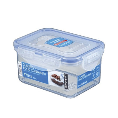 Locknlock Classic Food Storage Container Rectangular Bpa Free Airtight Leak Proof 470Ml from B&Q