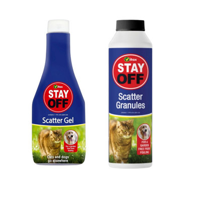 B&Q -  Stay Off Pet Training Granules 225G And Gel 450G Dog Cat Repellent
