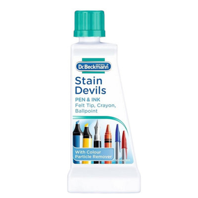 Dr. Beckmann Stain Devils Pen & Ink Remover 50Ml Fast-Acting Formula Removes Tough Ink Stains & Protects Fabrics from B&Q
