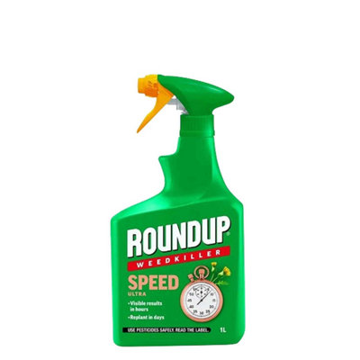 Roundup Speed Ultra Weedkiller 1L Fast-Acting Weed Control For Gardens Paths & Driveways from B&Q