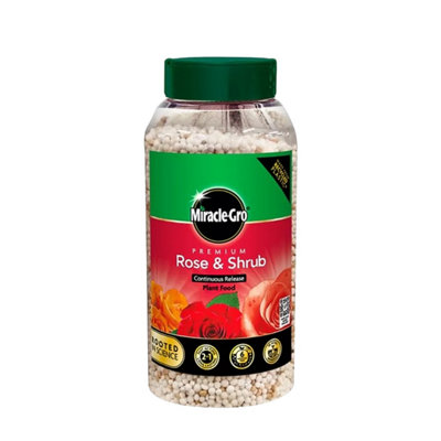 Miracle-Gro Rose And Shrub Plant Food Granules 900G Slow Release Feed For Strong Healthy Flowering Plants 6 Month Feed from B&Q