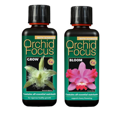 Growth Technology Orchid Focus Grow & Bloom 300Ml Urea Free Fertilizer For Healthy Orchid Growth And Vibrant Blooms from B&Q