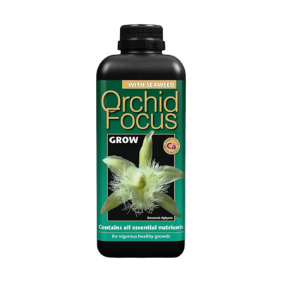 Growth Technology Orchid Focus Grow 1L Fertiliser Urea-Free Mineral Feed For Healthy Leaf & Shoot Growth In Cymbidium & Orchids from B&Q
