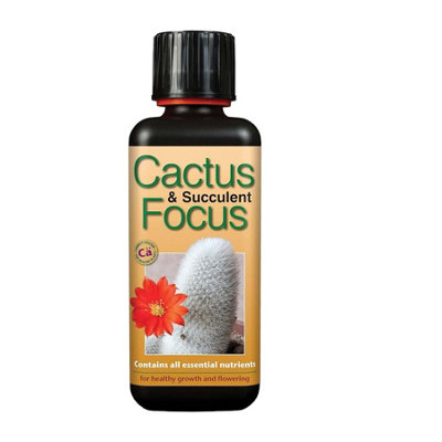 Growth Technology Cactus & Succulent Focus 100Ml Liquid Fertiliser For Healthy Growth & Vibrant Flowering from B&Q