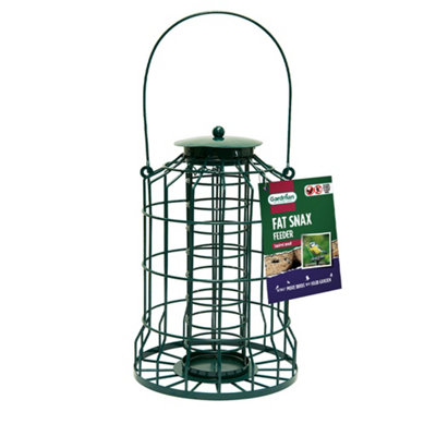 Gardman Squirrel Proof Fat Snax Bird Feeder Durable Metal Feeder For Suet Balls Keeps Squirrels Away B&Q