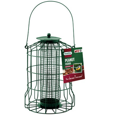 B&Q -  Squirrel Proof Wild Bird Seed Peanut & Fat Ball Feeder Heavy Duty Hanging Garden Feeder