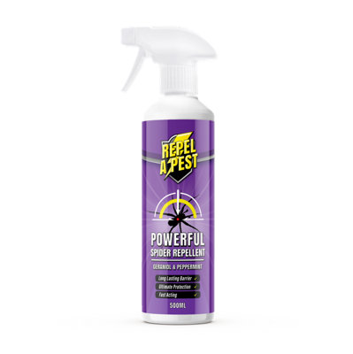 Repel-A-PestSpider Repellent Deterrent SprayEco-Friendly Pest Control DefenceContains Peppermint & Geraniol 500Ml from B&Q