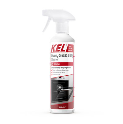 KelOvenGrill& Bbq Cleaner SprayRemoves Baked On Food & Burnt-On Grease FastFor Kitchen & Outdoors500Ml from B&Q