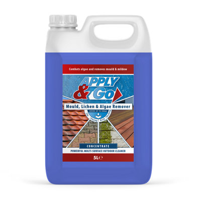 B&Q -  Patio & Decking Cleaner5L Concentrated Outdoor Mould & Algae Remover For WoodStoneBlock Paving & Driveways