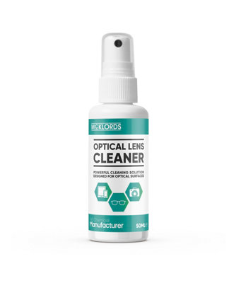 McKlords - Optical Camera Lens And Screen Cleaner Spray, For Glasses, Screens And More - 50Ml