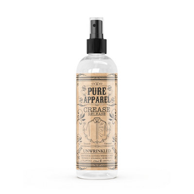 B&Q Pure Apparel - Crease Release Spray Fresh Cotton Fragrance - 250Ml