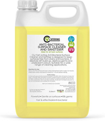 C9 Catering C 9 CateringAnti Bacterial Cleaner And Sanitiser5 Litre from B&Q