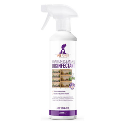 Pet PowerVivarium Cleaner And Disinfectant Spray500Ml from B&Q