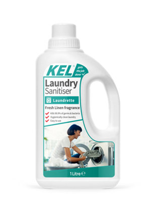 Kel - Laundry Sanitiser, Anti-Bacterial Liquid Cleaner/cleanser Additive - 1 Litre