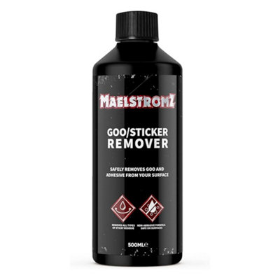 MaelstromzSticker RemoverSticky Stuff Residue & Adhesive RemoverCleaning Fluid & Glue Goo Remover For Stickers500Ml from B&Q