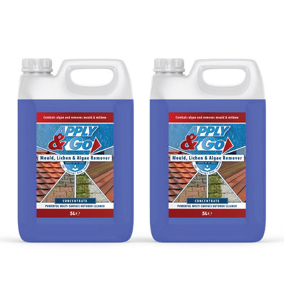 B&Q -  Patio & Decking Cleaner10L Concentrated Outdoor Mould & Algae Remover For WoodStoneBlock Paving & Driveways