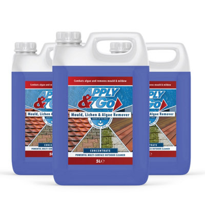 B&Q -  Patio & Decking Cleaner15L Concentrated Outdoor Mould & Algae Remover For WoodStoneBlock Paving & Driveways