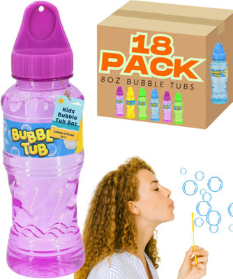 225Ml Bubble Solution Refill Bottle With WandLarge Bubbles18 Pack from B&Q