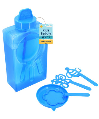 Giant Bubble Blowing Kit3 Wands And 450Ml Bubble Solution from B&Q