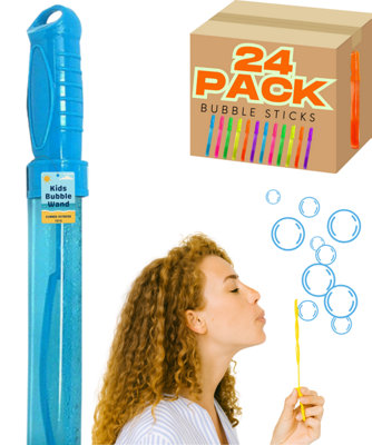 37Cm Bubble Stick Sword Wands118Ml Solution Each Stick24 Pack from B&Q