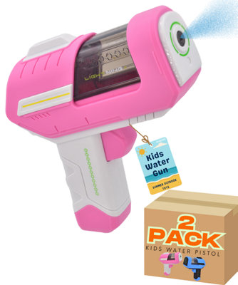 14Cm Kids Water Pistols Toy GunNeon Colour2 Pack from B&Q