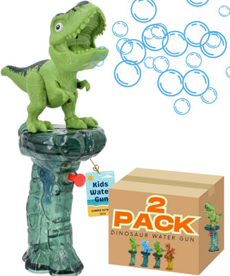 Dinosaur 21Cm Kids Water Pistols Toy Gun2 Pack from B&Q