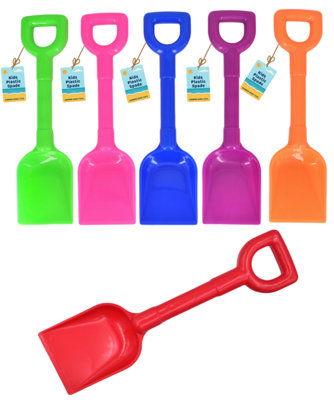 25Cm Plastic Scoop Spade For Sand Soil Digging Beach Toy4 Pack from B&Q