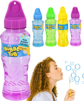 225Ml Bubble Solution Refill Bottle With WandLarge Bubbles from B&Q