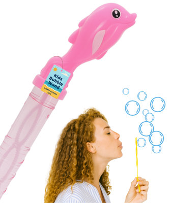 37Cm Dolphin Bubble Stick Sword Wands118Ml Solution Each Stick from B&Q