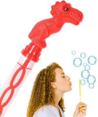 37Cm Dinosaur Bubble Stick Sword Wands118Ml Solution Each Stick from B&Q