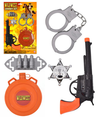 Children's Wild West Cowboy Dress Up Role Play Set from B&Q