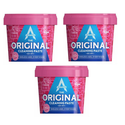 3X Astonish Cleaning Paste Kitchen Bathroom Stain Remover Oven Surface Cleaner 500G from B&Q