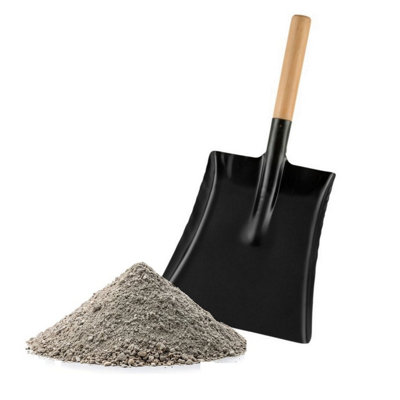 Hearth & Home Metal Coal Shovel 9 Inch With Wooden Handle Fireplace Ash Shovel from B&Q