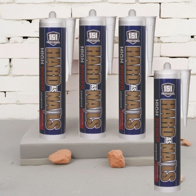151 4X Hard As Nails High Power Strong Adhesive Professional Solvent Free 310Ml from B&Q