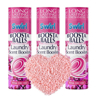 Swirl 3X Laundry Scent Booster Beads Washing Machine Laundry Freshener Pink Orchid 230G from B&Q