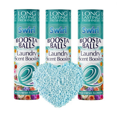 Swirl 3X Laundry Scent Booster Beads Washing Machine Laundry Freshener Wild Flowers 230G from B&Q