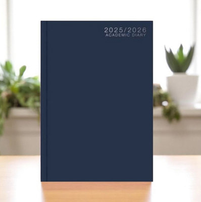 Tallon Blue A5 Academic Diary Week To View School Planner Hard Cover Organiser