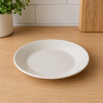 SupaHome Porcelain Side Plate 7.5 Inch Small Snack Serving Plate Dessert Bread