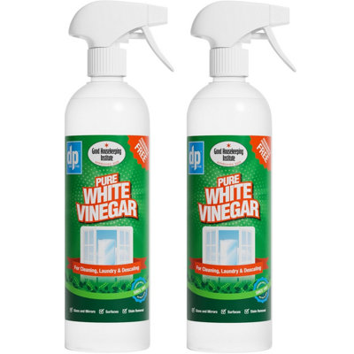 B&Q -  2X Pure White Vinegar Household Cleaning Spray Limescale Stain Remover 750Ml