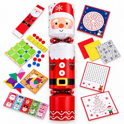 B&Q -  Jumbo Santa Christmas Cracker Large Family Games Activity Cracker