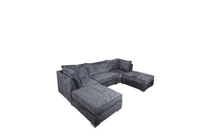 Stunning Lux U Shape - Chenille Sofas